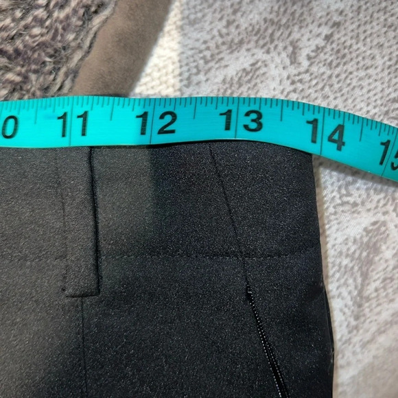 Armani Exchange AX black high waisted cropped dress pants Sz 6 - Picture 4 of 11